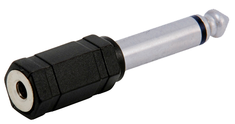 Adaptador Jack 3.5 a Plug 6.3 Monoaural AD-161G